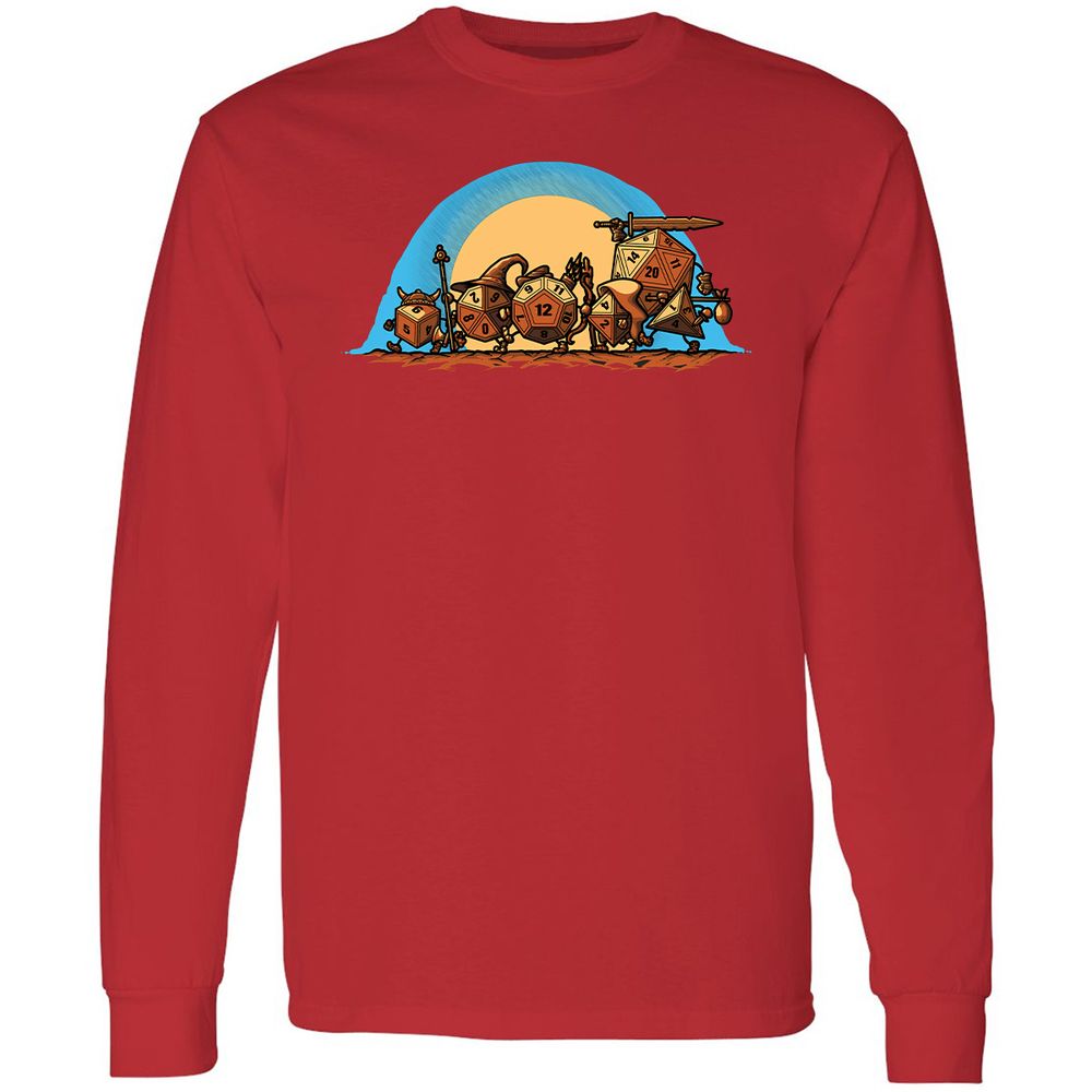 Long Sleeve T-Shirt - GKXTMGN8 - Red - 14