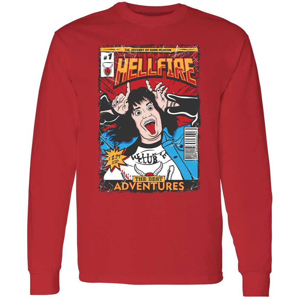 Long Sleeve T-Shirt - XNT91LA9 - Red - 14
