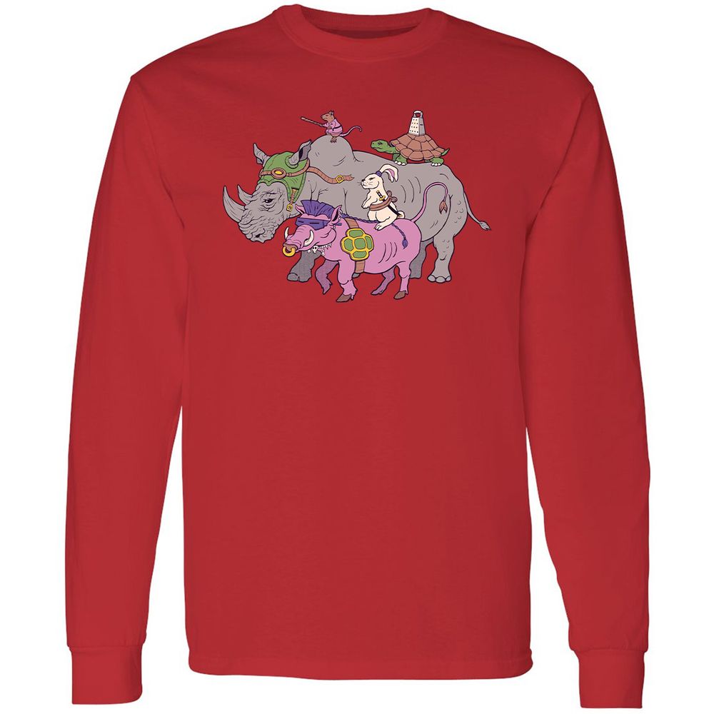 Long Sleeve T-Shirt - Z4FGDXWY - Red - 14