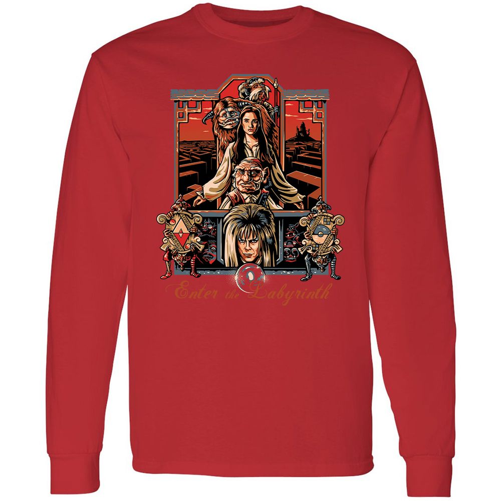 Long Sleeve T-Shirt - C39JMCHK - Red - 14