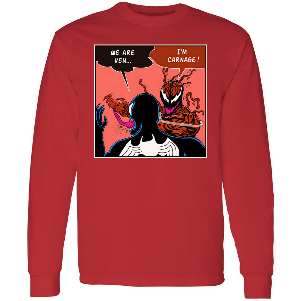 Long Sleeve T-Shirt - 82XBCY2T - Red - 14