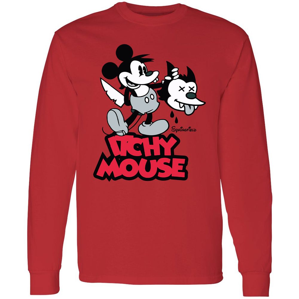 Long Sleeve T-Shirt - SEZ6XQBT - Red - 14