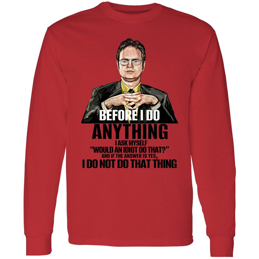 Long Sleeve T-Shirt - 785538UM - Red - 14