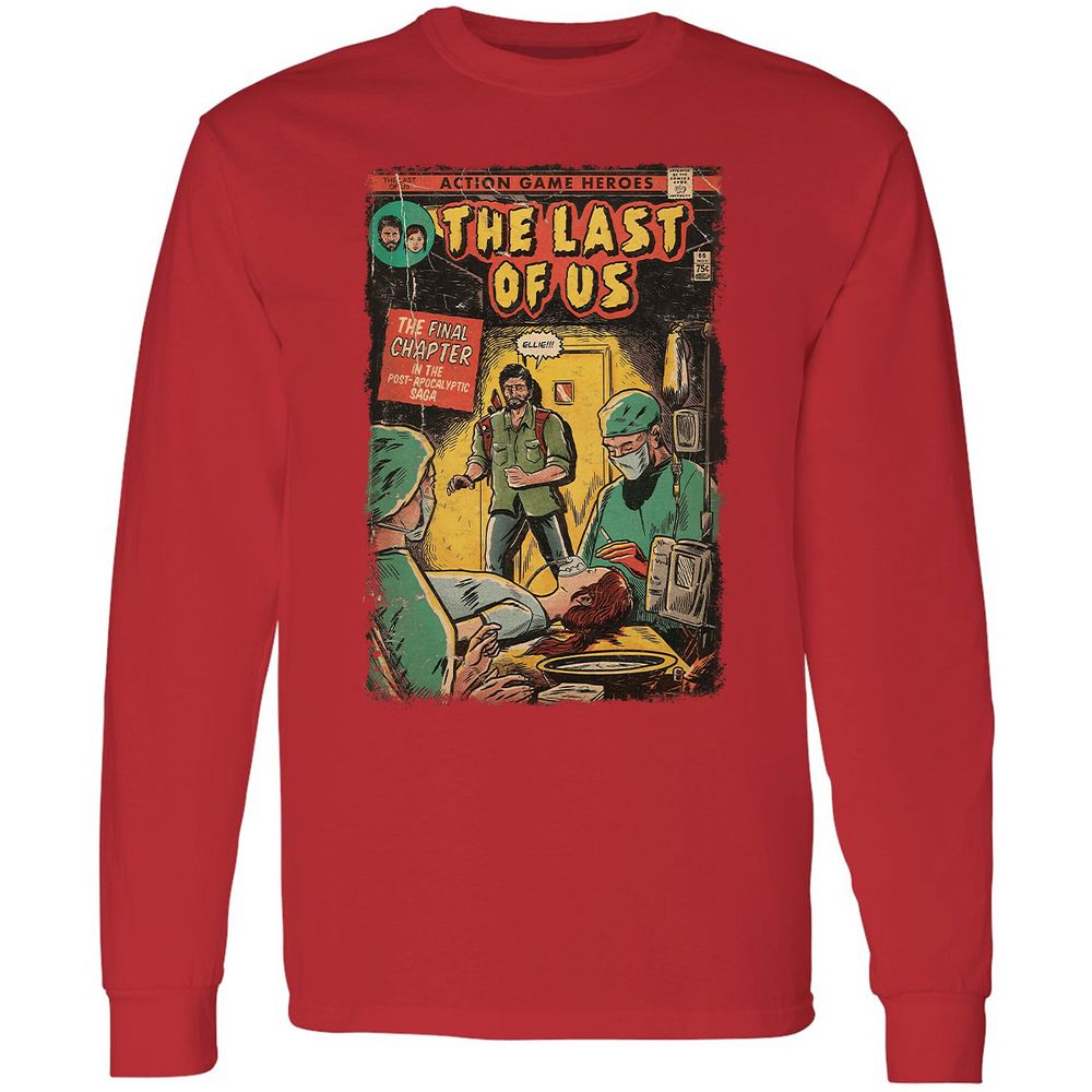 Long Sleeve T-Shirt - RTUZYNKB - Red - 14