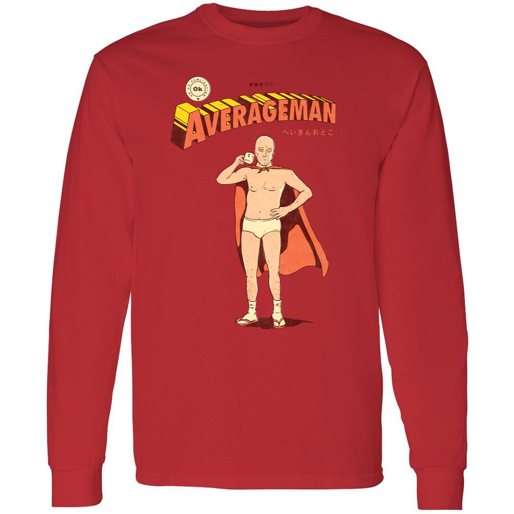 Long Sleeve T-Shirt - TJTU8245 - Red - 14