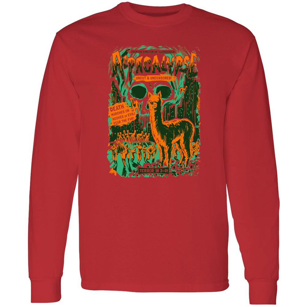 Long Sleeve T-Shirt - 4TF2AY5T - Red - 14