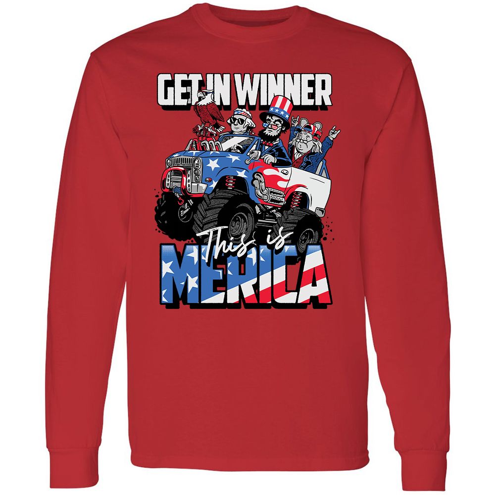 Long Sleeve T-Shirt - 1HUGY4HB - Red - 14