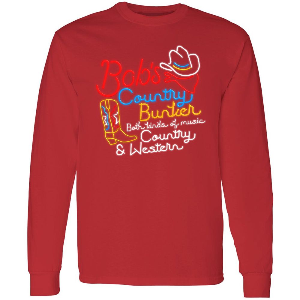 Long Sleeve T-Shirt - U5QWNCKQ - Red - 14