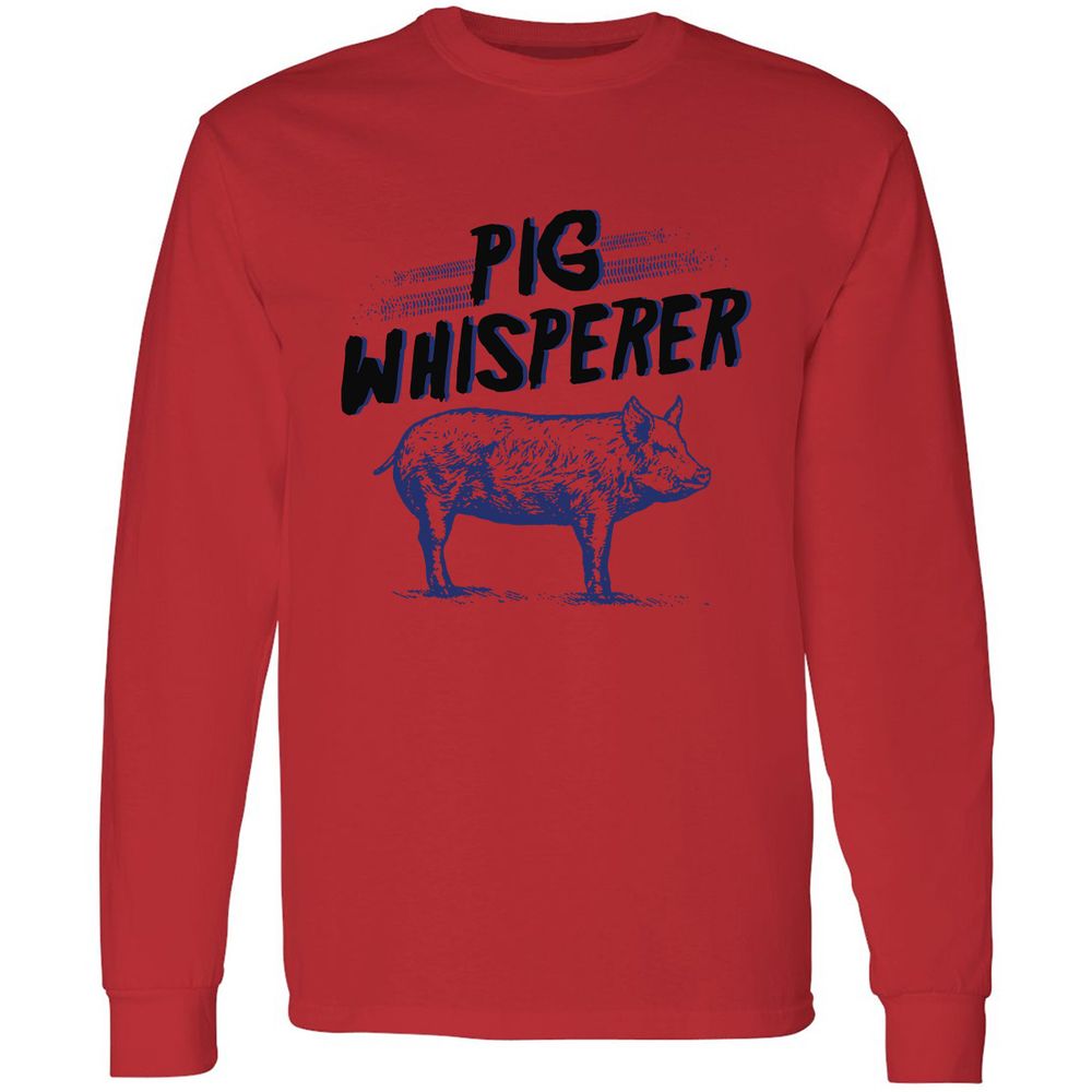 Long Sleeve T-Shirt - NA2GECKQ - Red - 14