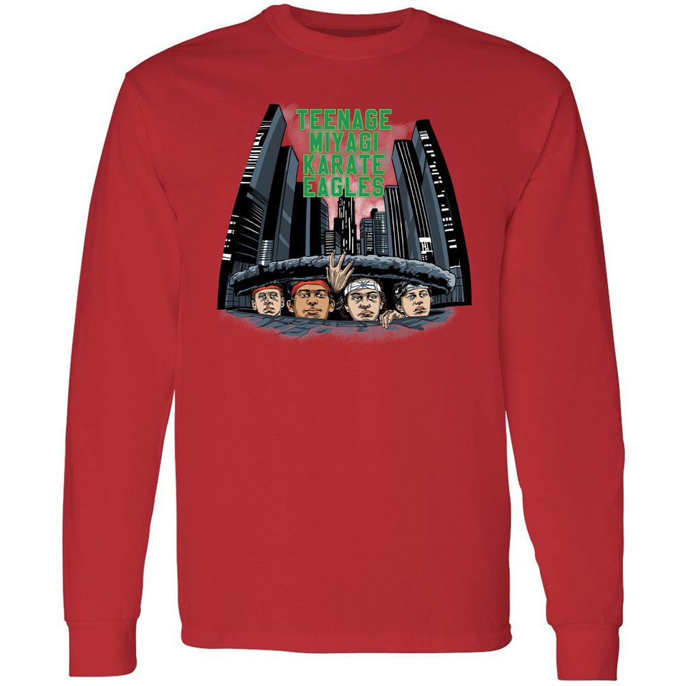 Long Sleeve T-Shirt - TBPL58EV - Red - 14