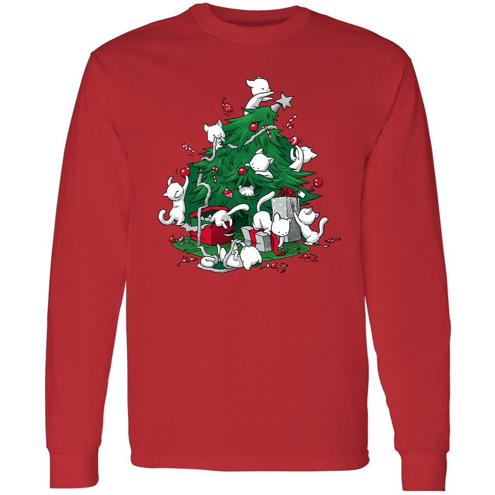 Long Sleeve T-Shirt - ZA4LCA91 - Red - 14