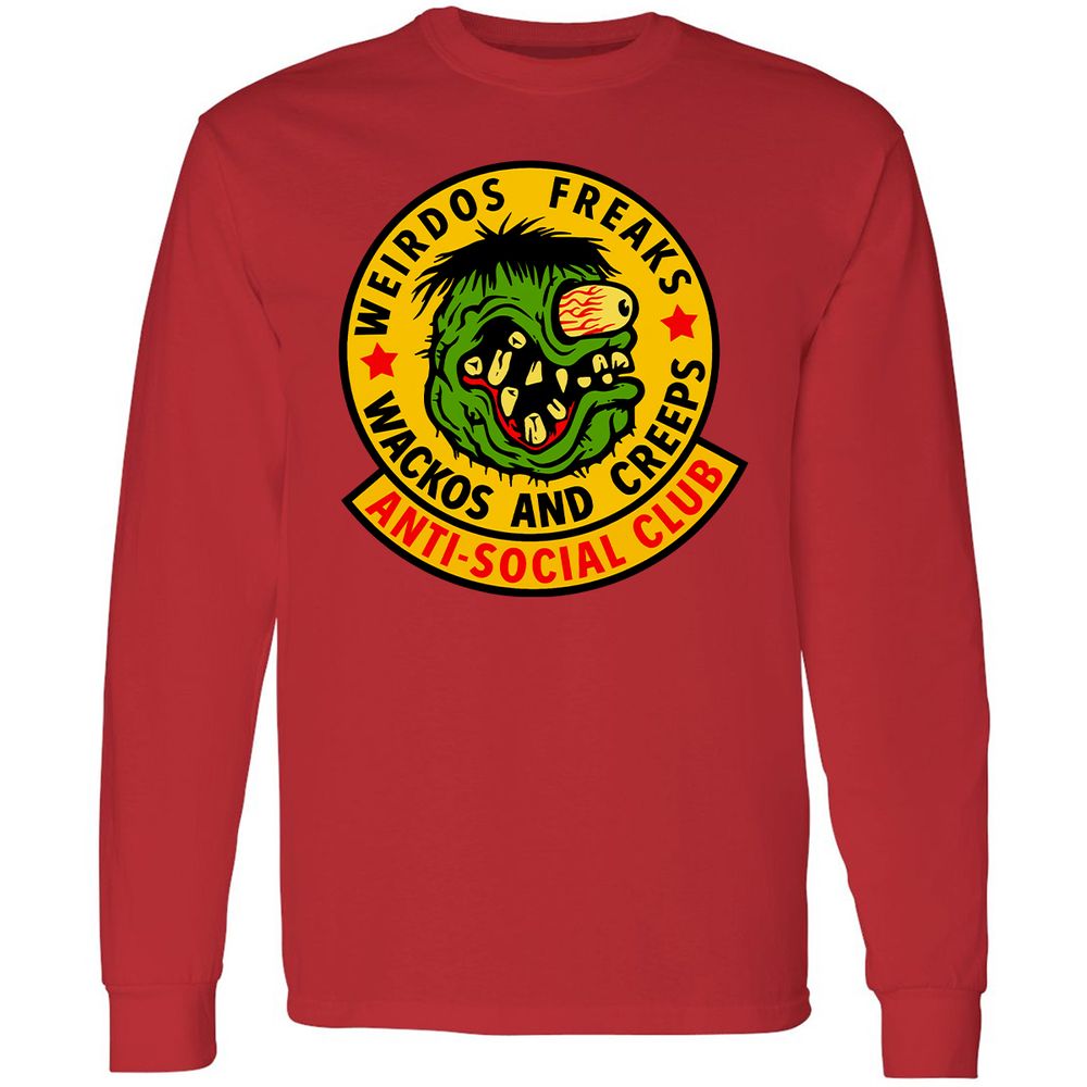 Long Sleeve T-Shirt - UY7PDVDP - Red - 14