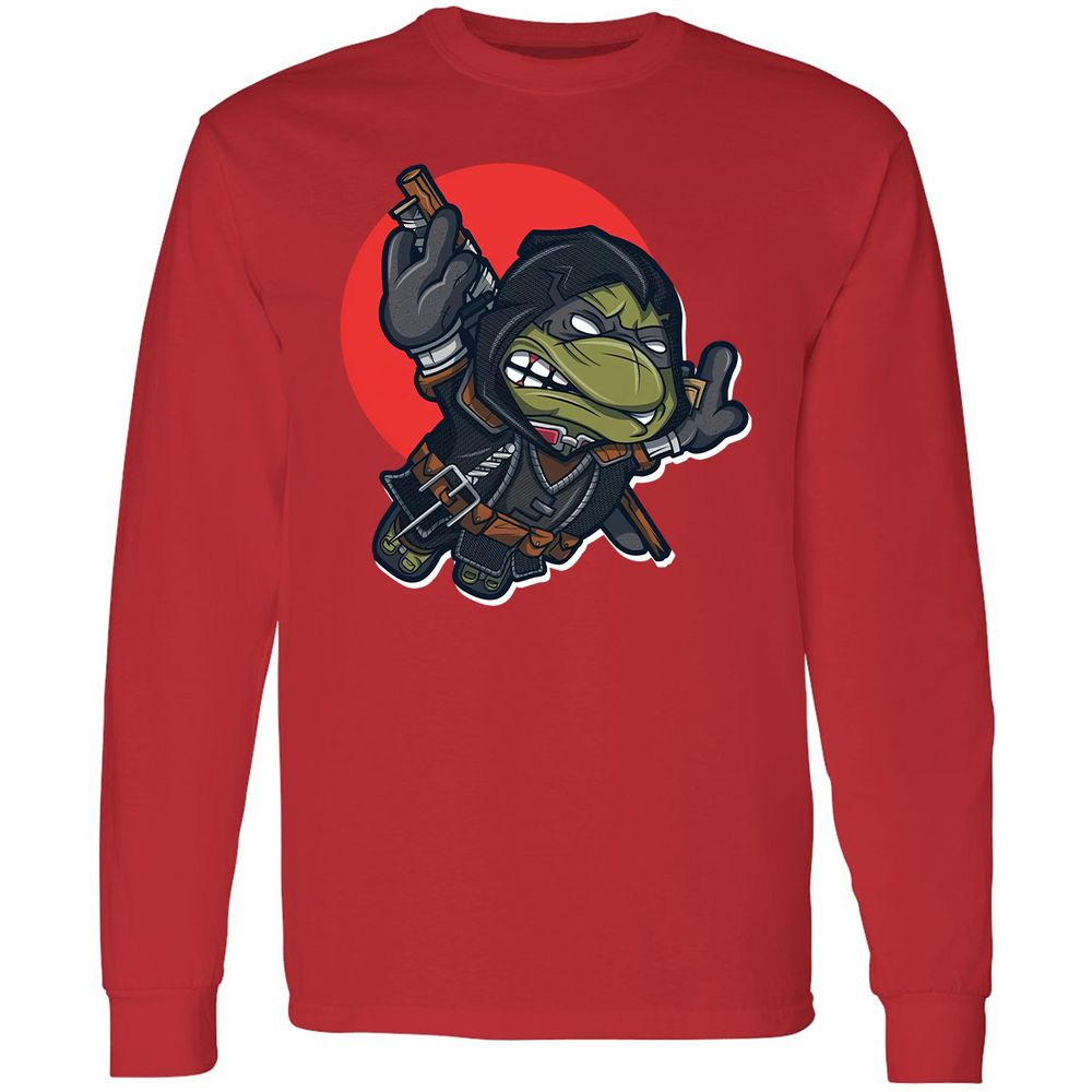 Long Sleeve T-Shirt - Z8V16S9N - Red - 14