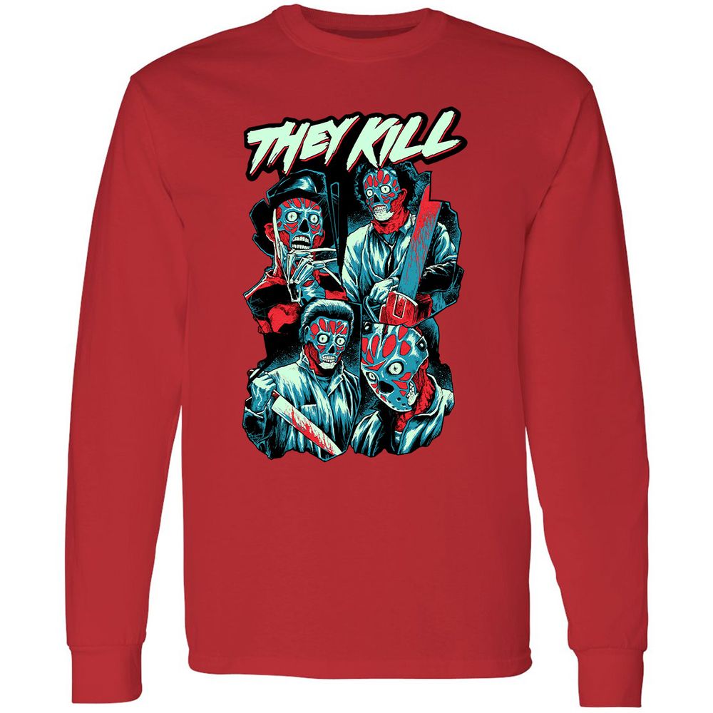 Long Sleeve T-Shirt - MX3AYYUW - Red - 14