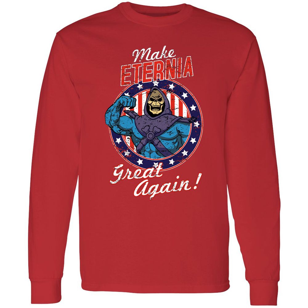 Long Sleeve T-Shirt - P4GGCA8E - Red - 14