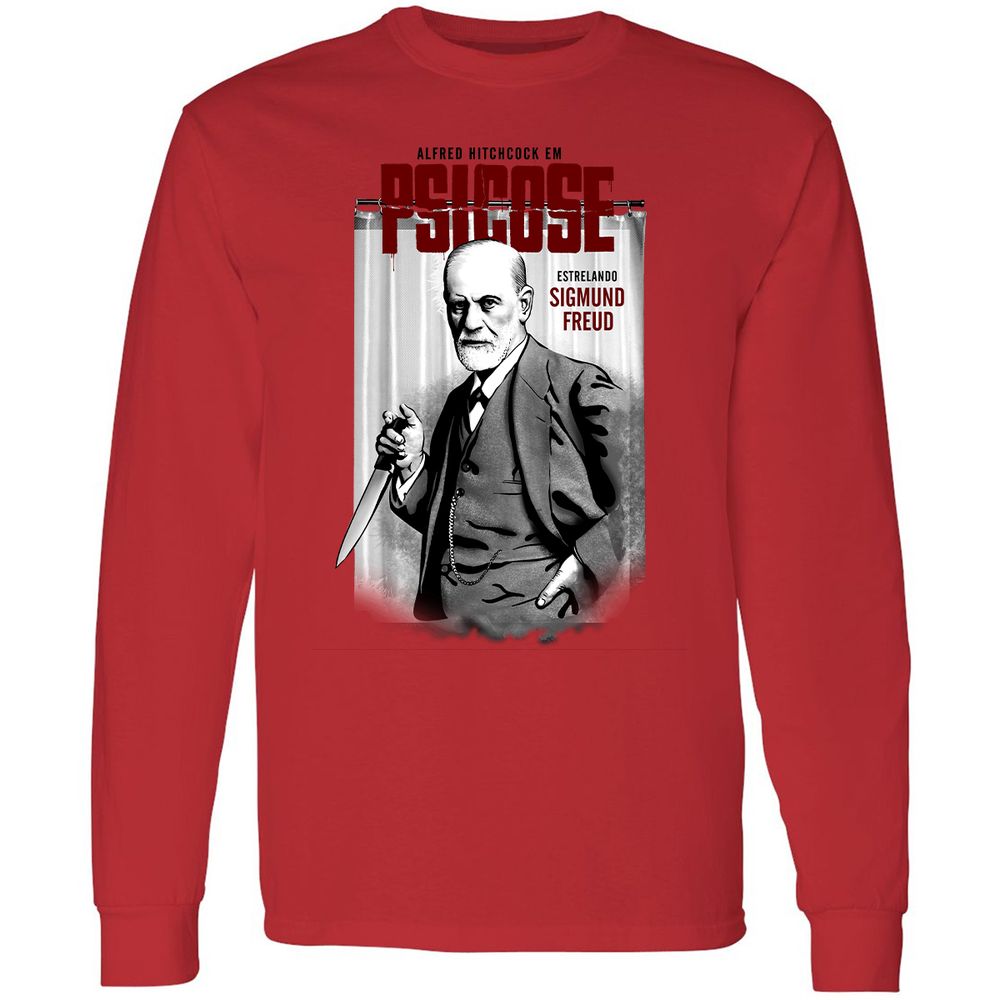 Long Sleeve T-Shirt - BWDZFNE2 - Red - 14