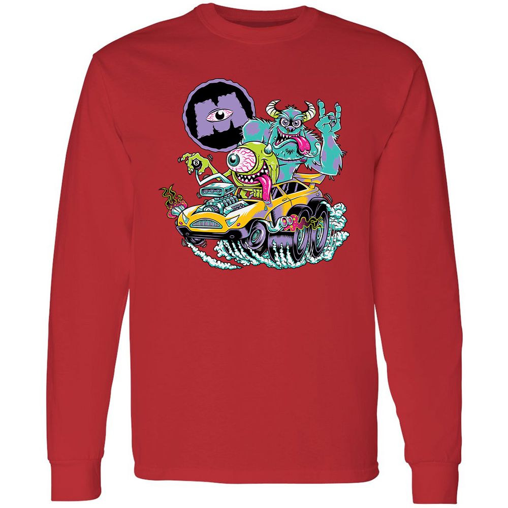 Long Sleeve T-Shirt - 3E1EECKB - Red - 14