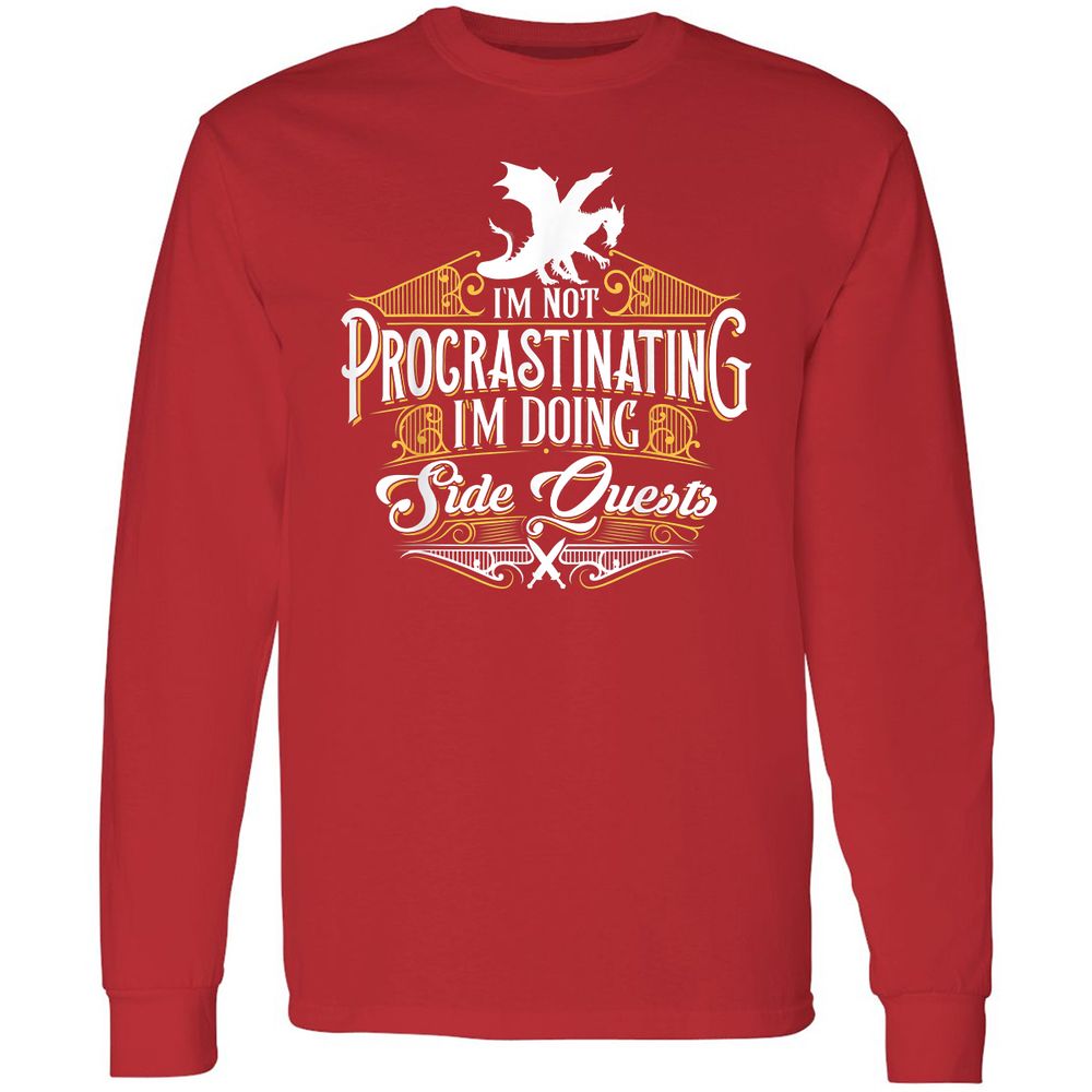 Long Sleeve T-Shirt - 6UXAM8M8 - Red - 14