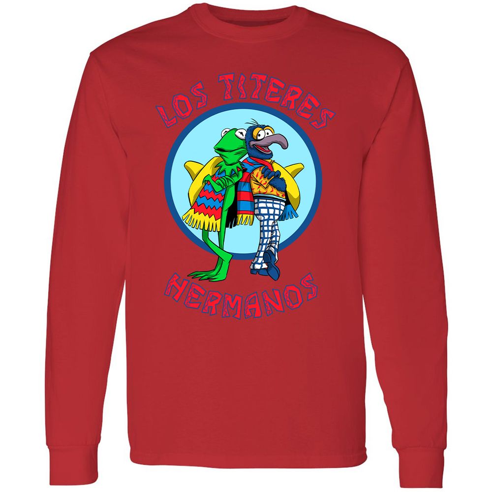 Long Sleeve T-Shirt - 9HA7Z5YQ - Red - 14