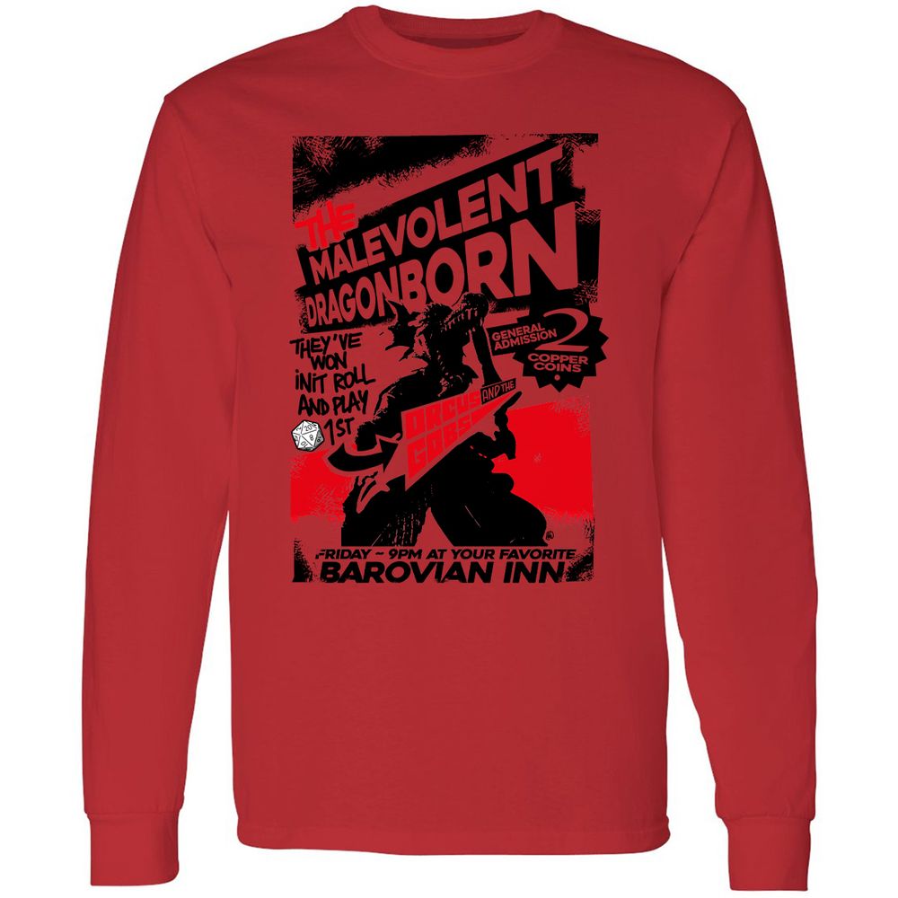 Long Sleeve T-Shirt - DH42YDPM - Red - 14