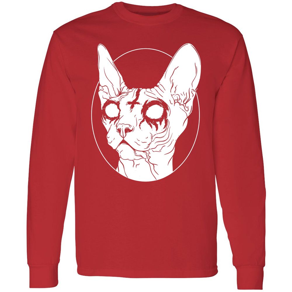 Long Sleeve T-Shirt - 52QRKPNA - Red - 14