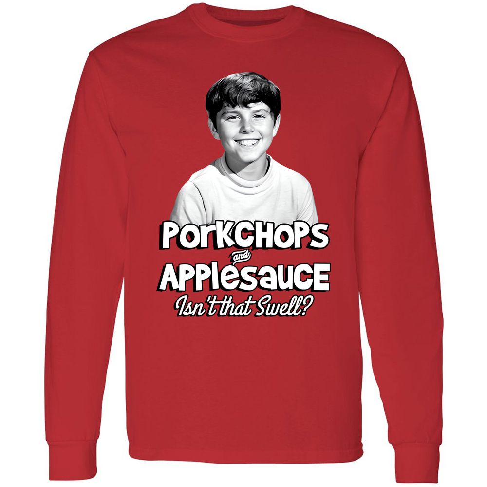 Long Sleeve T-Shirt - 6QBJBGQ5 - Red - 14
