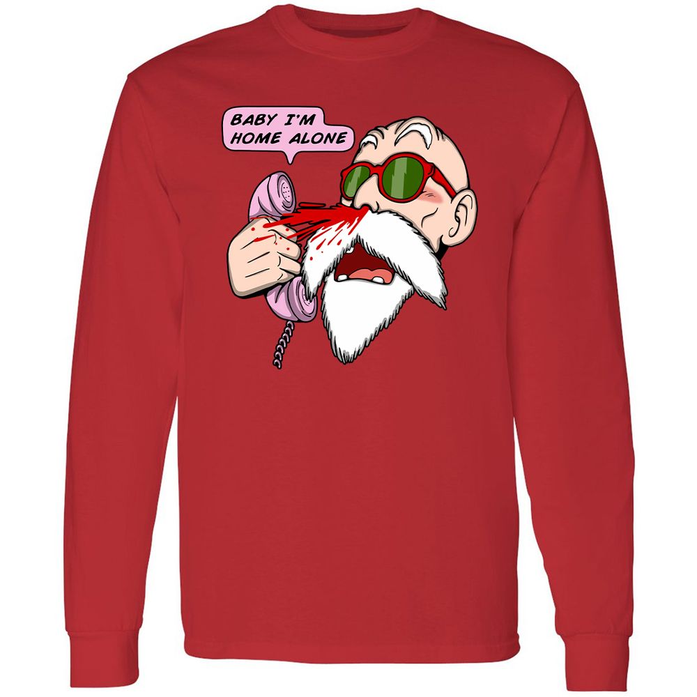 Long Sleeve T-Shirt - GSE94HPP - Red - 14