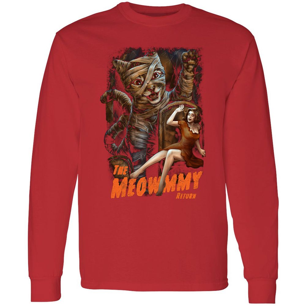 Long Sleeve T-Shirt - 2BWYUXYF - Red - 14