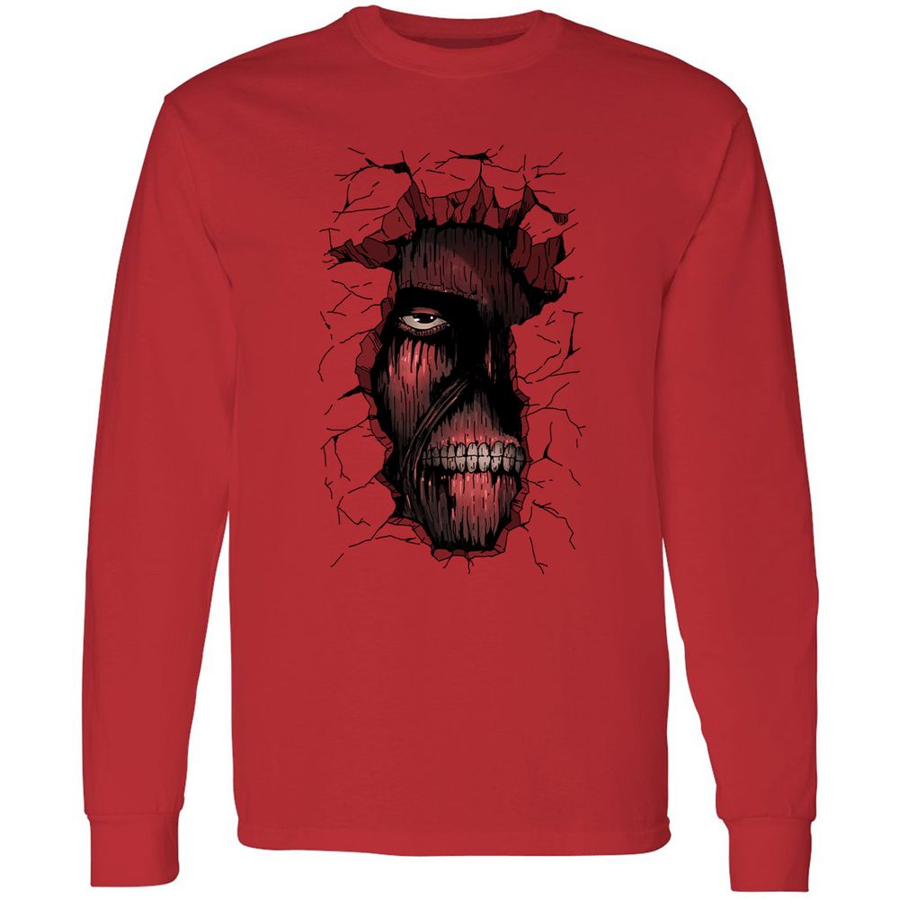 Long Sleeve T-Shirt - 629PBVG1 - Red - 14