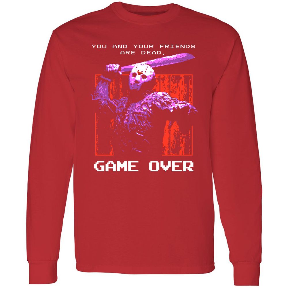 Long Sleeve T-Shirt - 3XYZEQLR - Red - 14