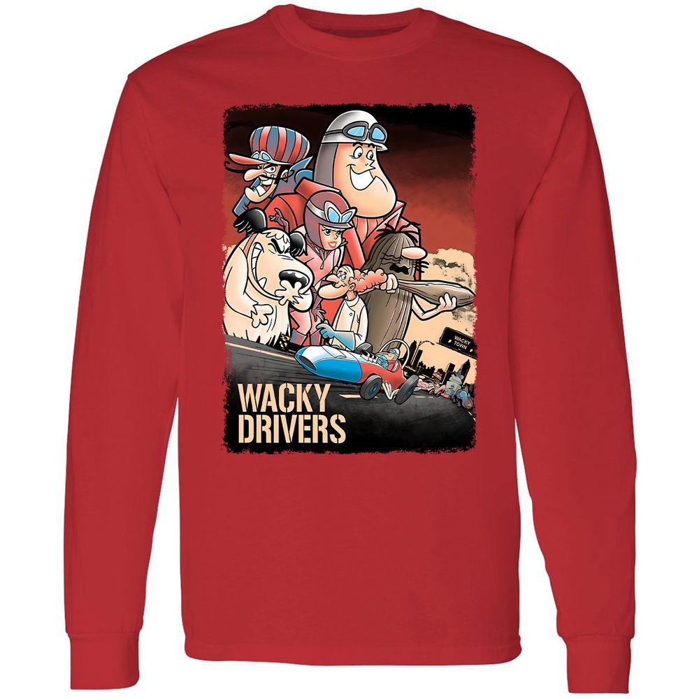 Long Sleeve T-Shirt - GTZ8Y2JX - Red - 14