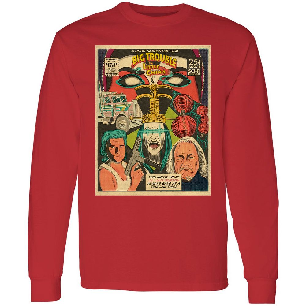 Long Sleeve T-Shirt - MDCLPNKG - Red - 14