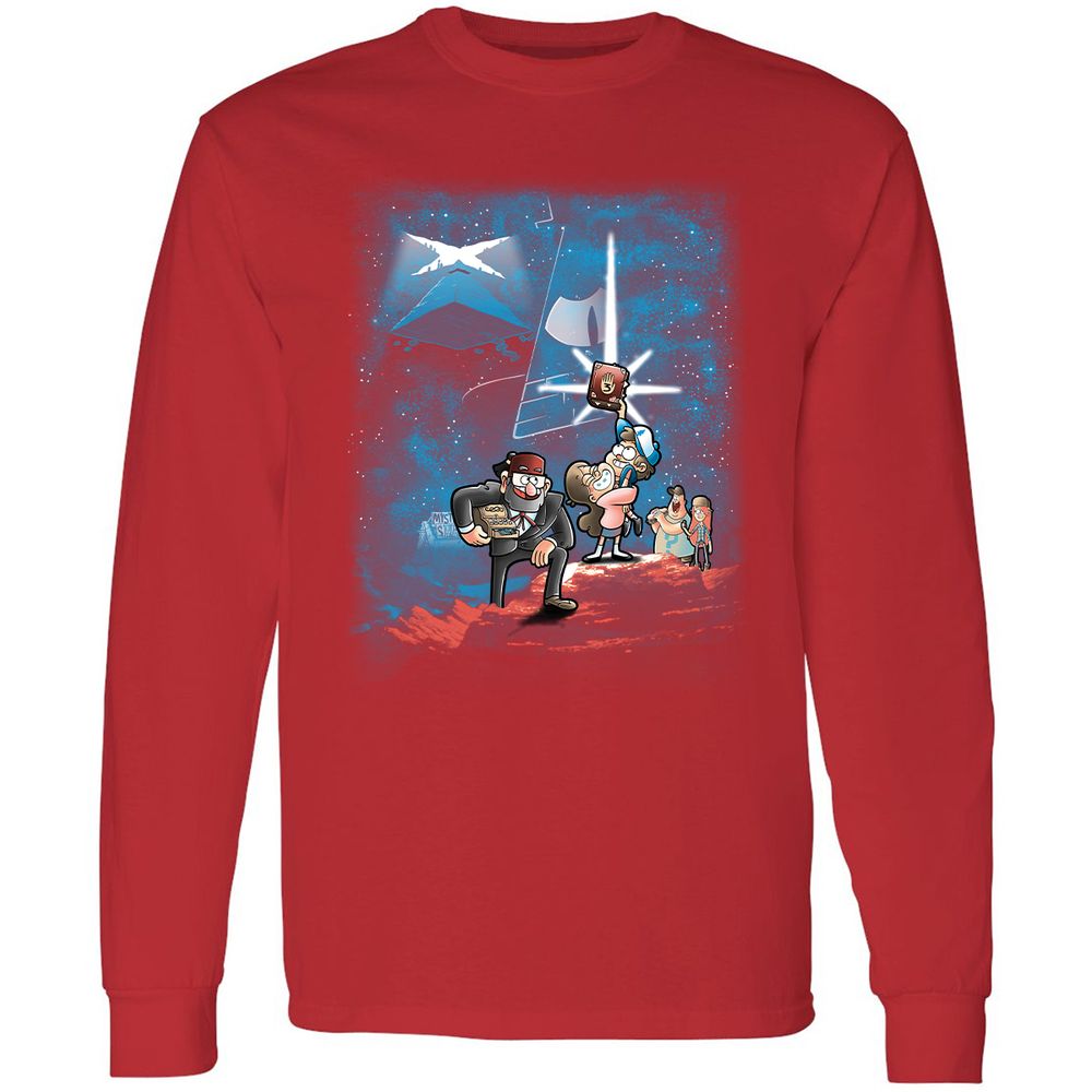 Long Sleeve T-Shirt - ZVS47HGR - Red - 14