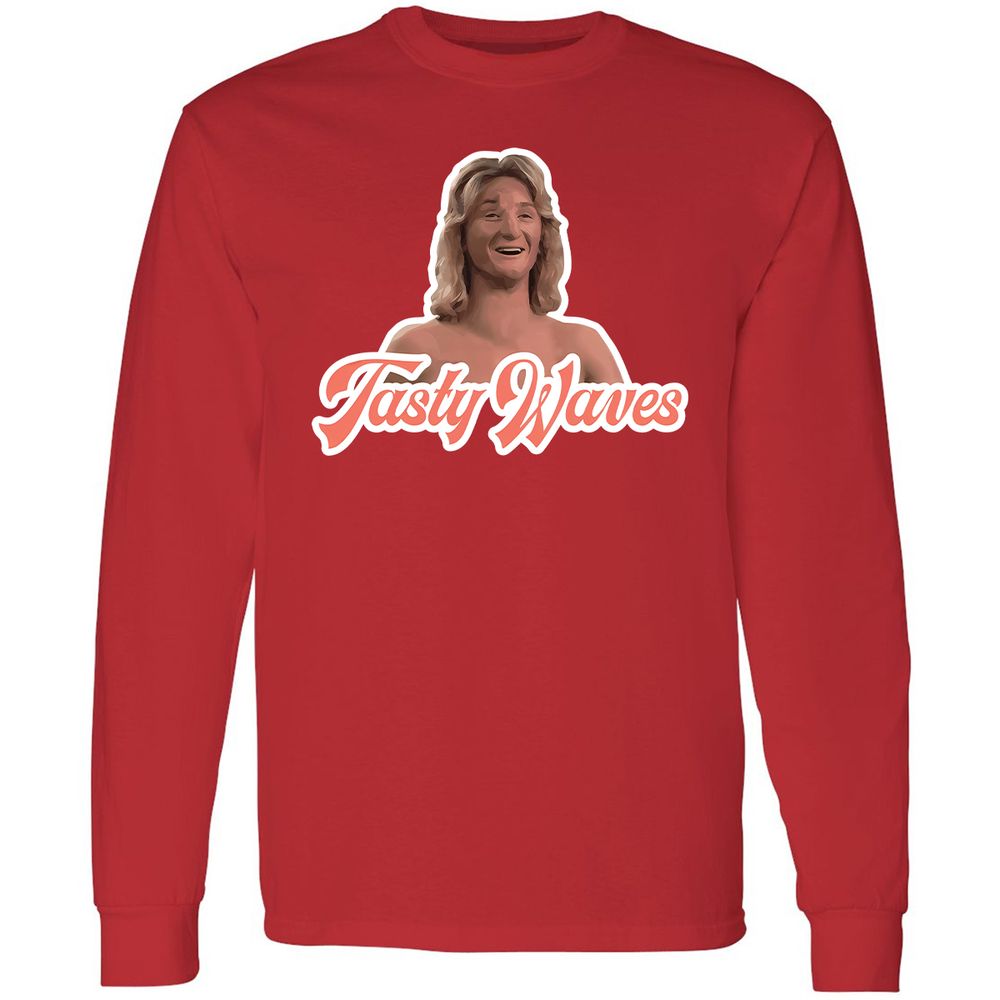Long Sleeve T-Shirt - 645G7VNJ - Red - 14
