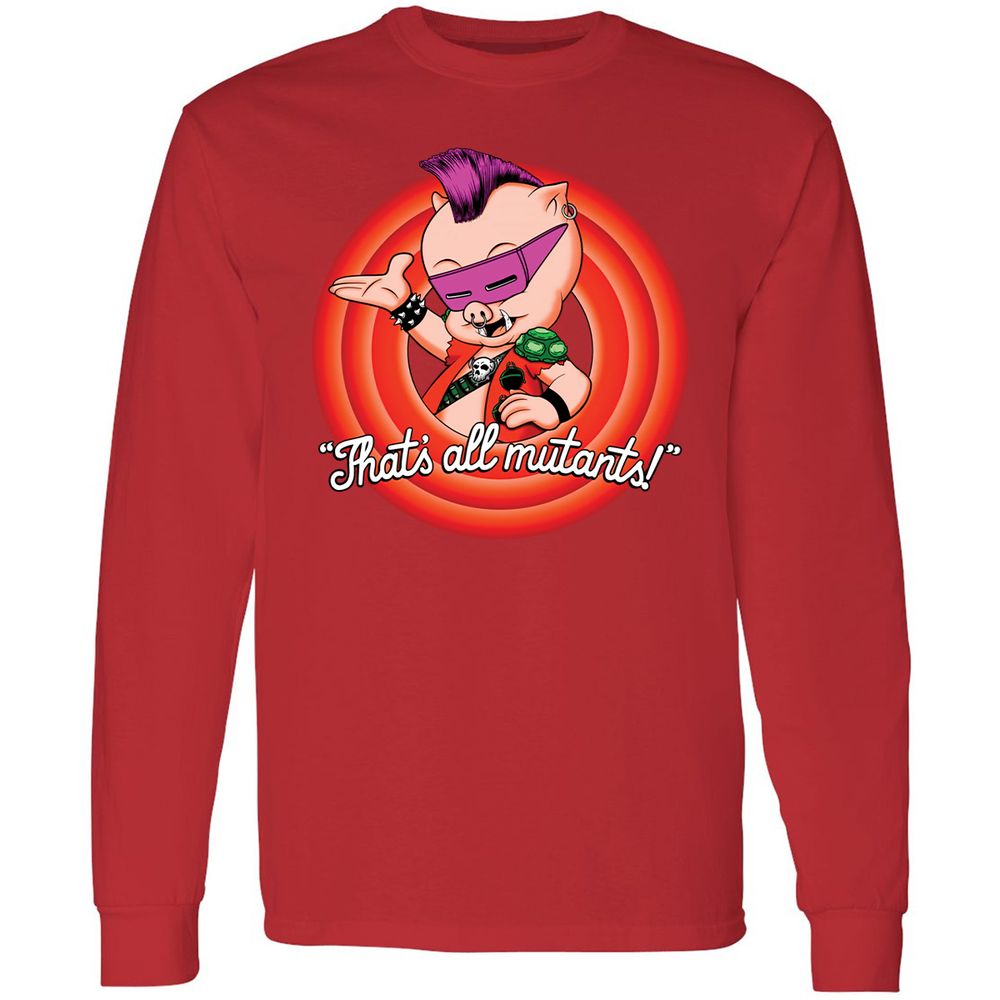 Long Sleeve T-Shirt - U6THKJLS - Red - 14