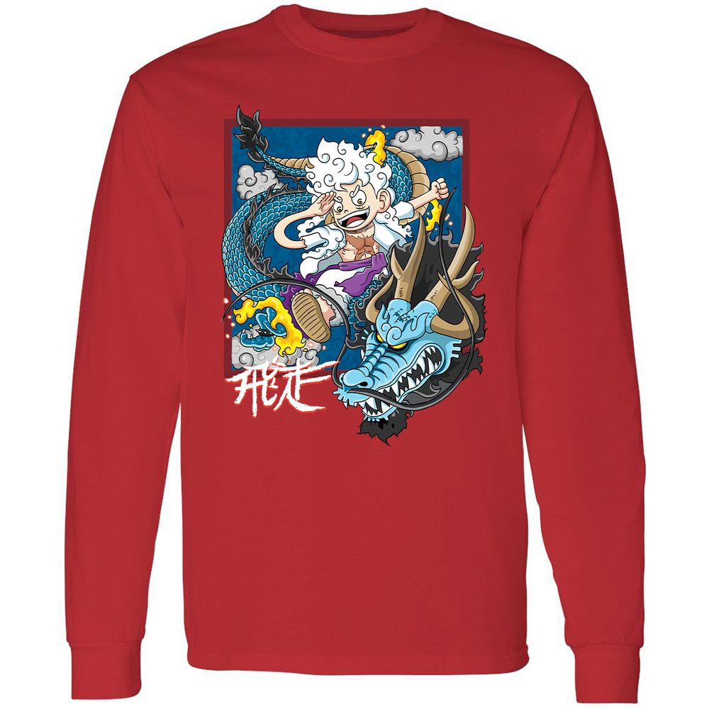 Long Sleeve T-Shirt - FH91H2Y5 - Red - 14