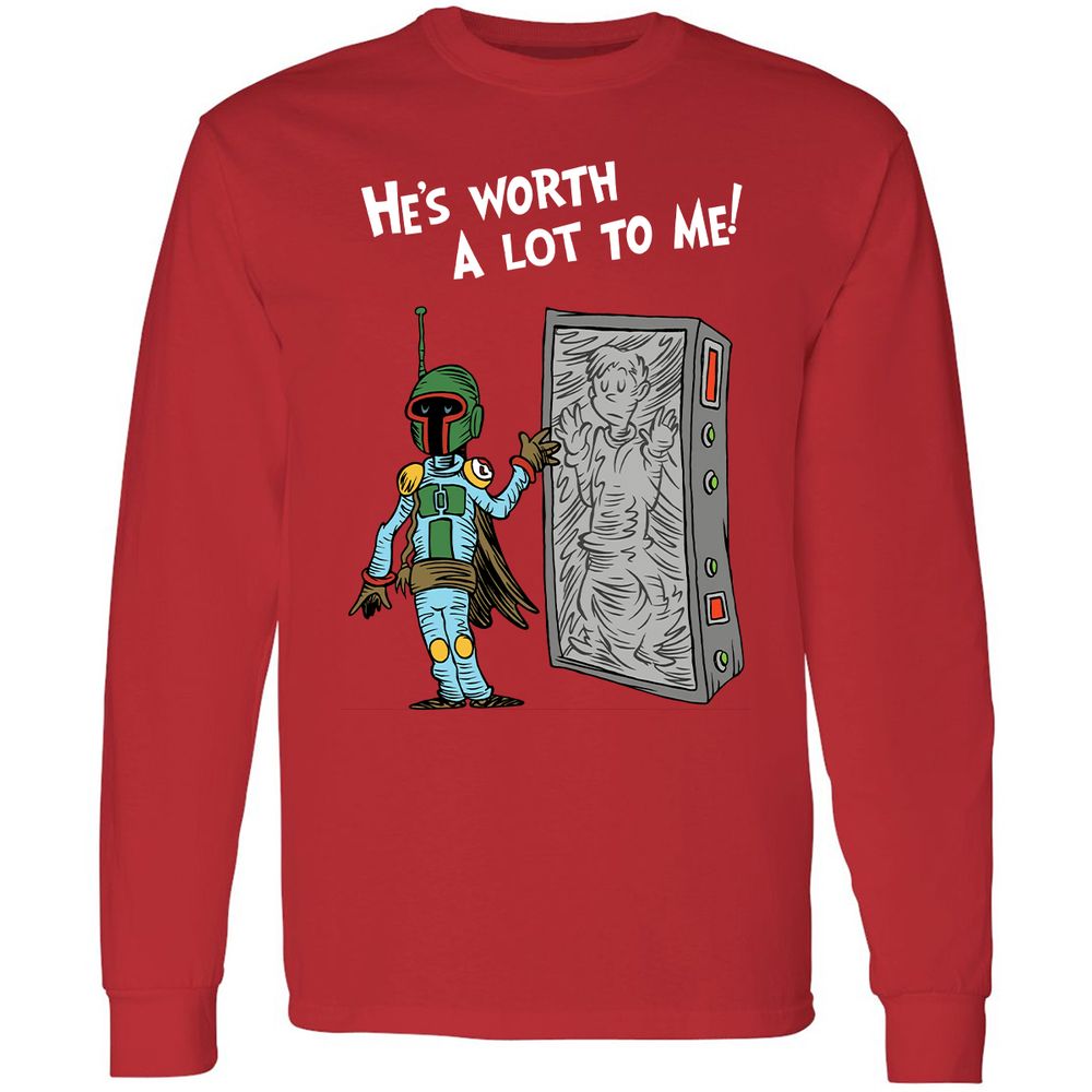 Long Sleeve T-Shirt - Z35FJD94 - Red - 14