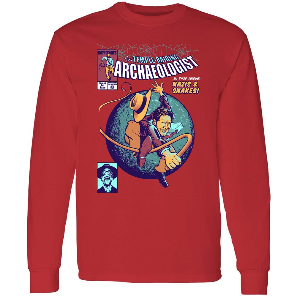 Long Sleeve T-Shirt - JULSNYNF - Red - 14