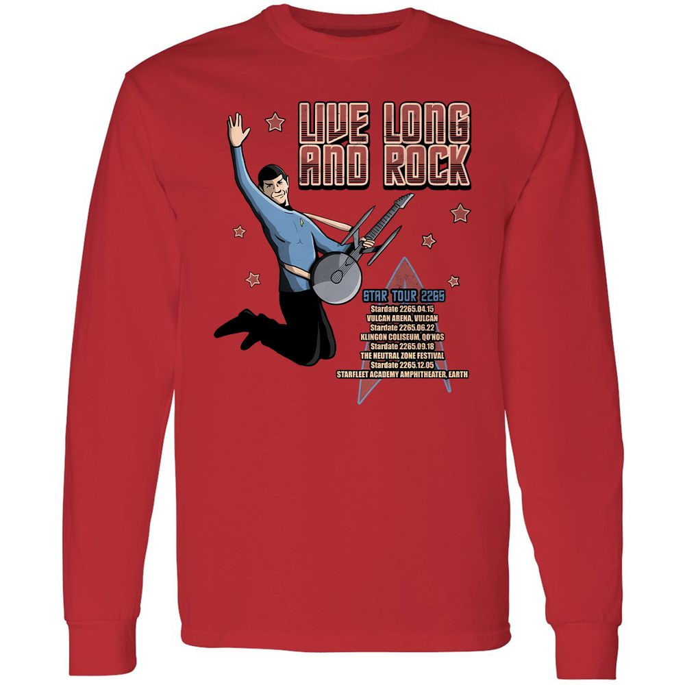 Long Sleeve T-Shirt - FLGH4G91 - Red - 14