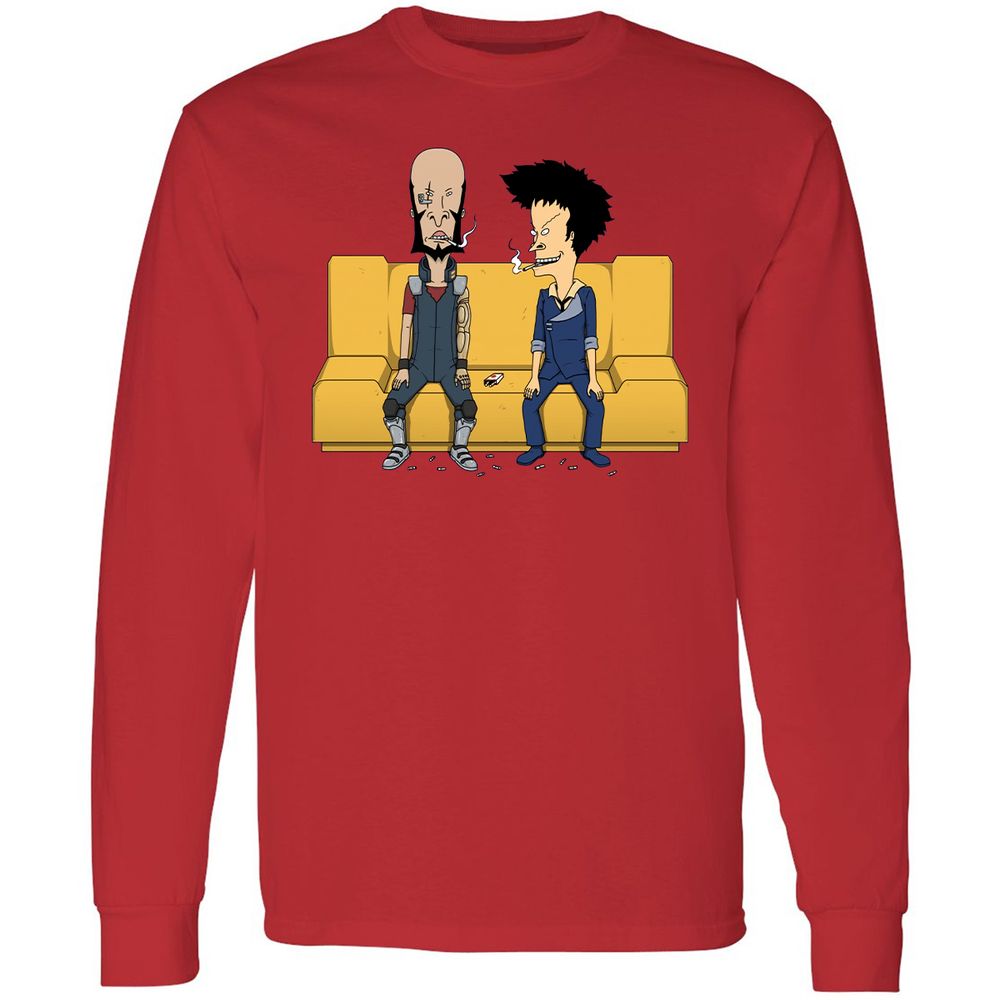 Long Sleeve T-Shirt - F6JNZQ3Y - Red - 14