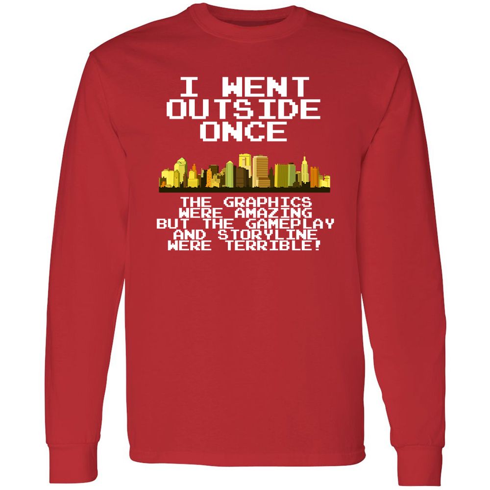 Long Sleeve T-Shirt - LH5MHHVT - Red - 14