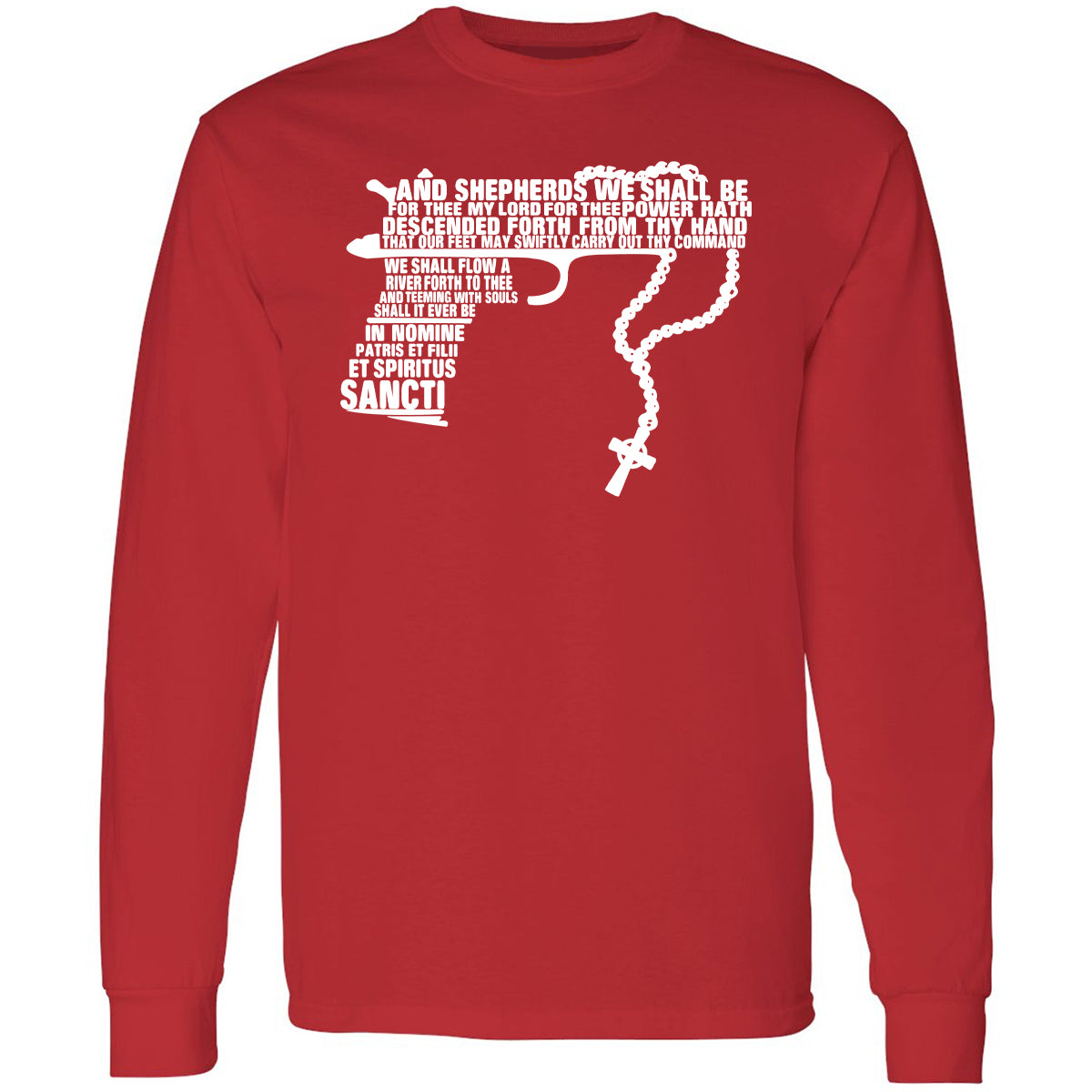 Long Sleeve T-Shirt - P5L9X959 - Red - 14