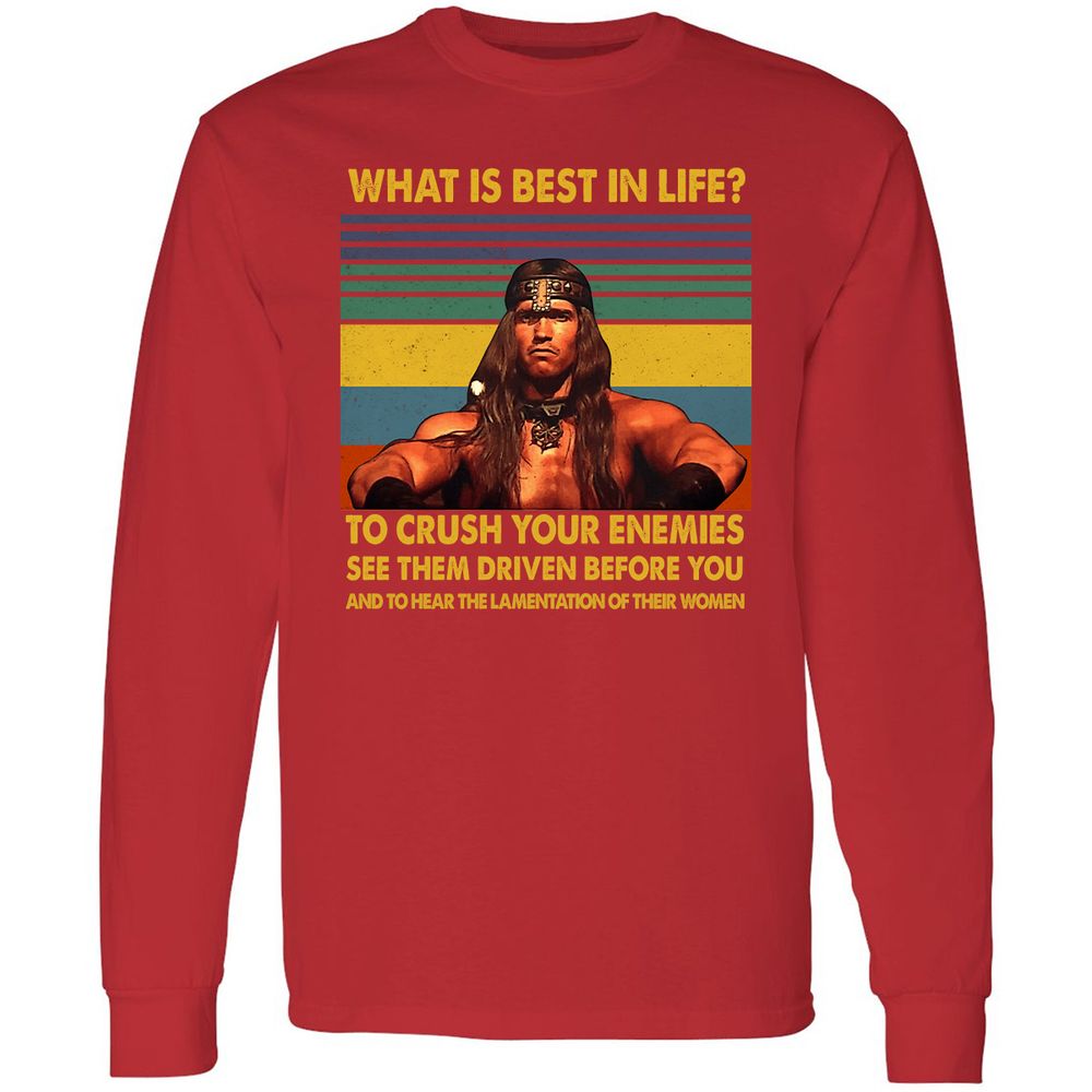 Long Sleeve T-Shirt - 2NCDYFV6 - Red - 14
