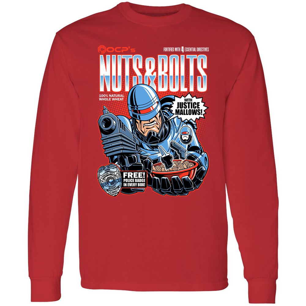 Long Sleeve T-Shirt - KUB9KE9D - Red - 14