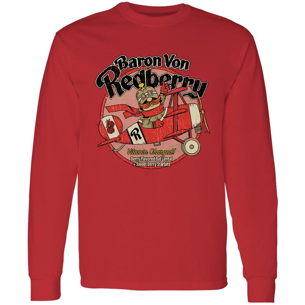 Long Sleeve T-Shirt - KMTGW4X8 - Red - 14