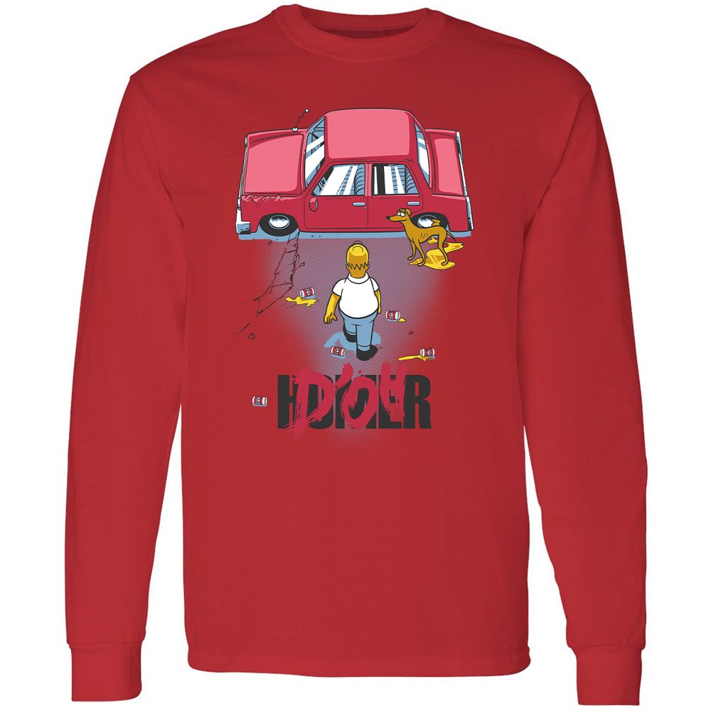 Long Sleeve T-Shirt - SJ9Z497B - Red - 14