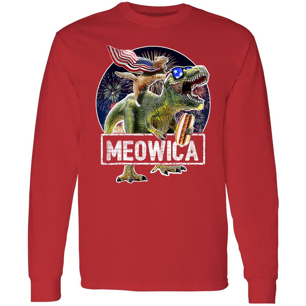 Long Sleeve T-Shirt - J3CCF7CW - Red - 14