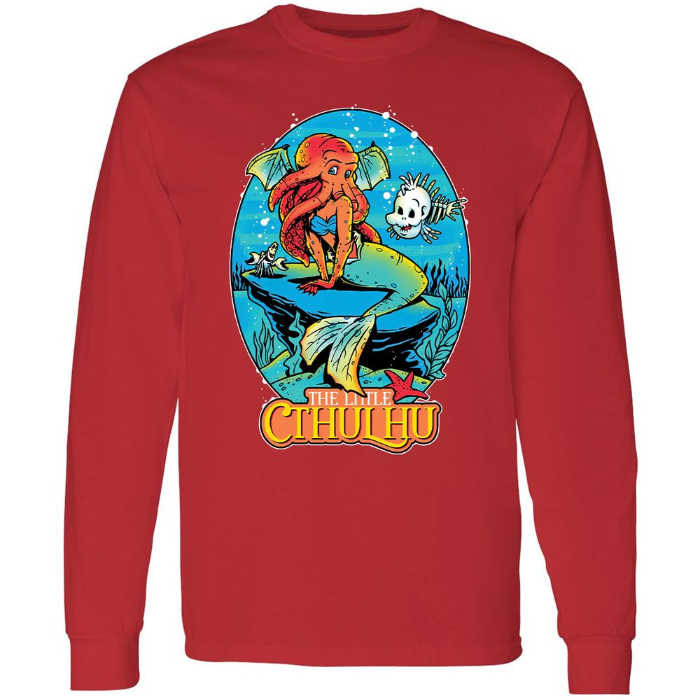 Long Sleeve T-Shirt - TQNR2KMW - Red - 14