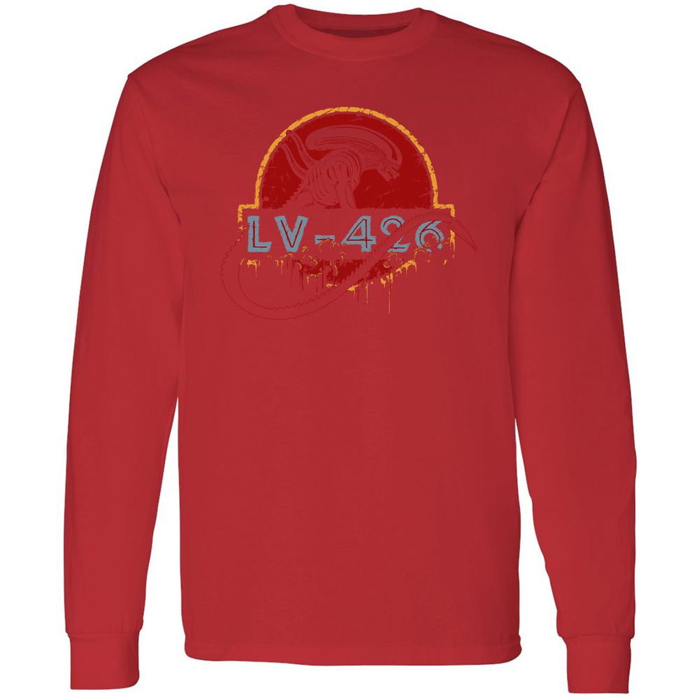 Long Sleeve T-Shirt - 3KQC3L3L - Red - 14