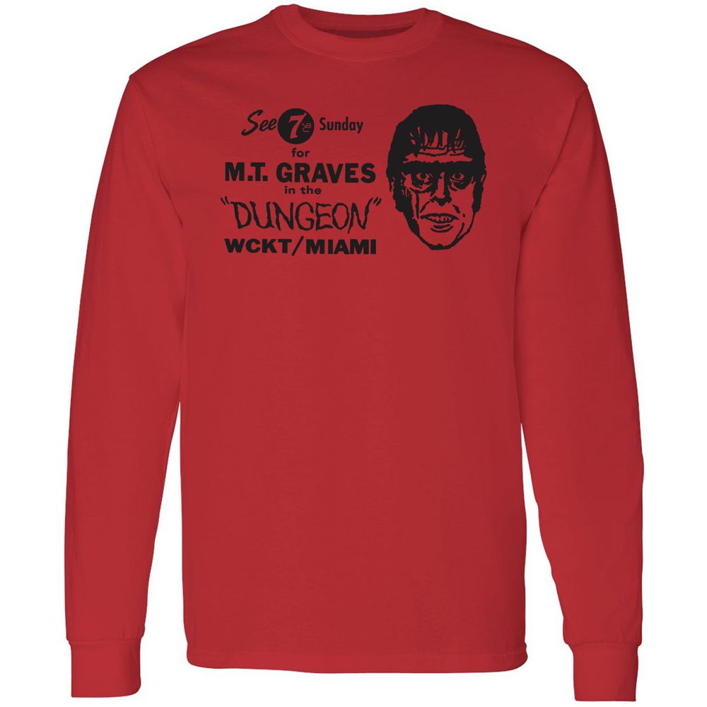 Long Sleeve T-Shirt - SSYYDM65 - Red - 14